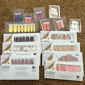 Color Street Nail Wraps Lot